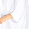 V-Neck, Printed, Off-the-shoulder White Tunic - Image 6