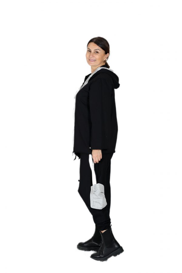 Stylish and Comfortable Black Shalwar Pants - Image 4