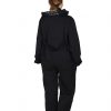 Comfortable Loose Black Sweatpants with Brand Strip Detail - Image 3