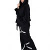 Comfortable Loose Black Sweatpants with Brand Strip Detail - Image 4