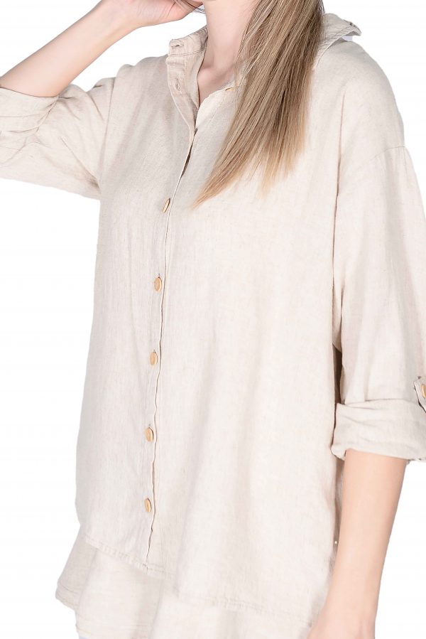 Casual Linen Colour, Shabby Linen Shirt