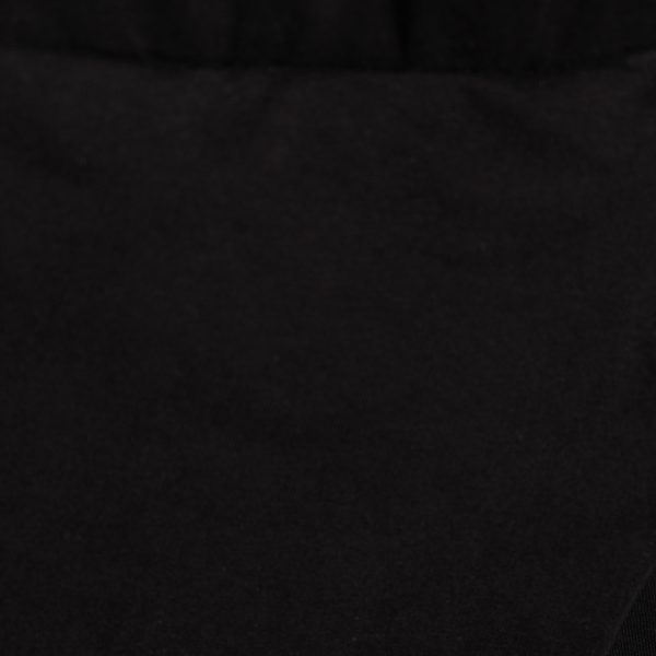 Comfortable Black Skirt with Inside Tulle Detail, Shiny Stone Brand Printed, Flamboyant - Image 2