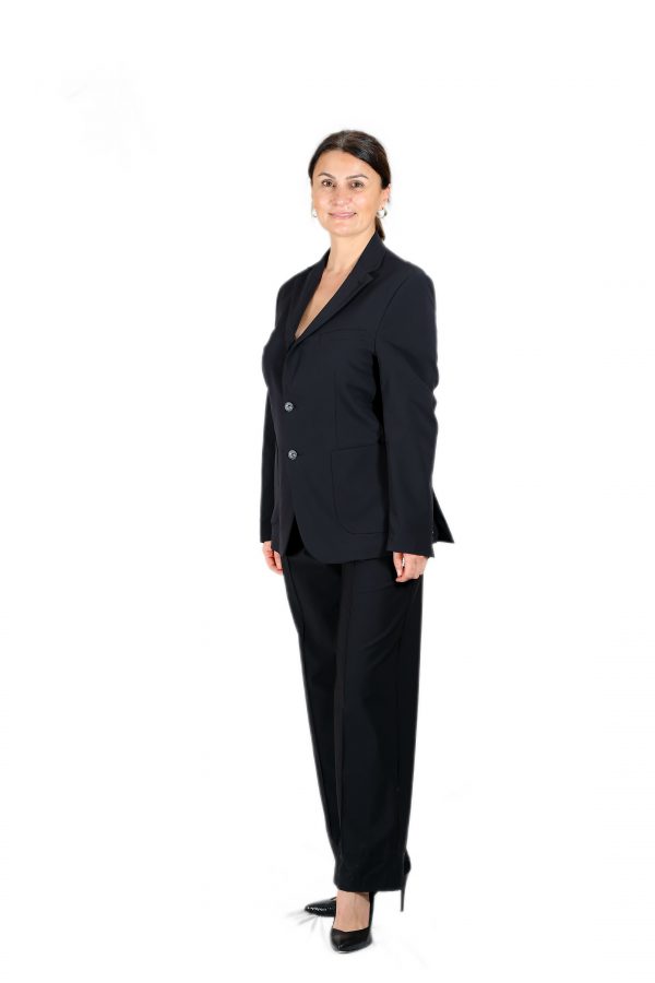 Black Stylish Jacket with Pockets and Lined - Image 4